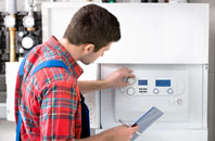 Clanking boiler servicing